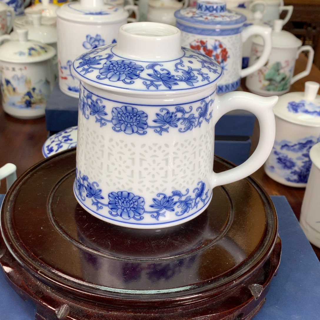 明**好景德镇陶瓷高温办公杯