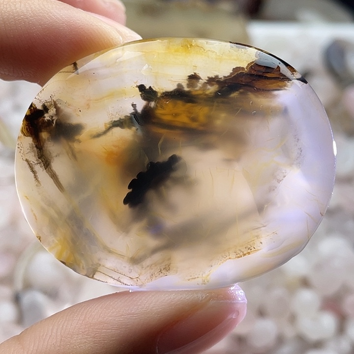 玛瑙/玉髓合金颈饰