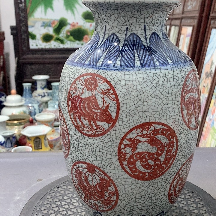 陶摆件博古架陶瓷摆件