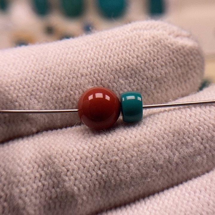 未镶嵌南红玛瑙珠宝奇石南红7.5mm直切5.5mm