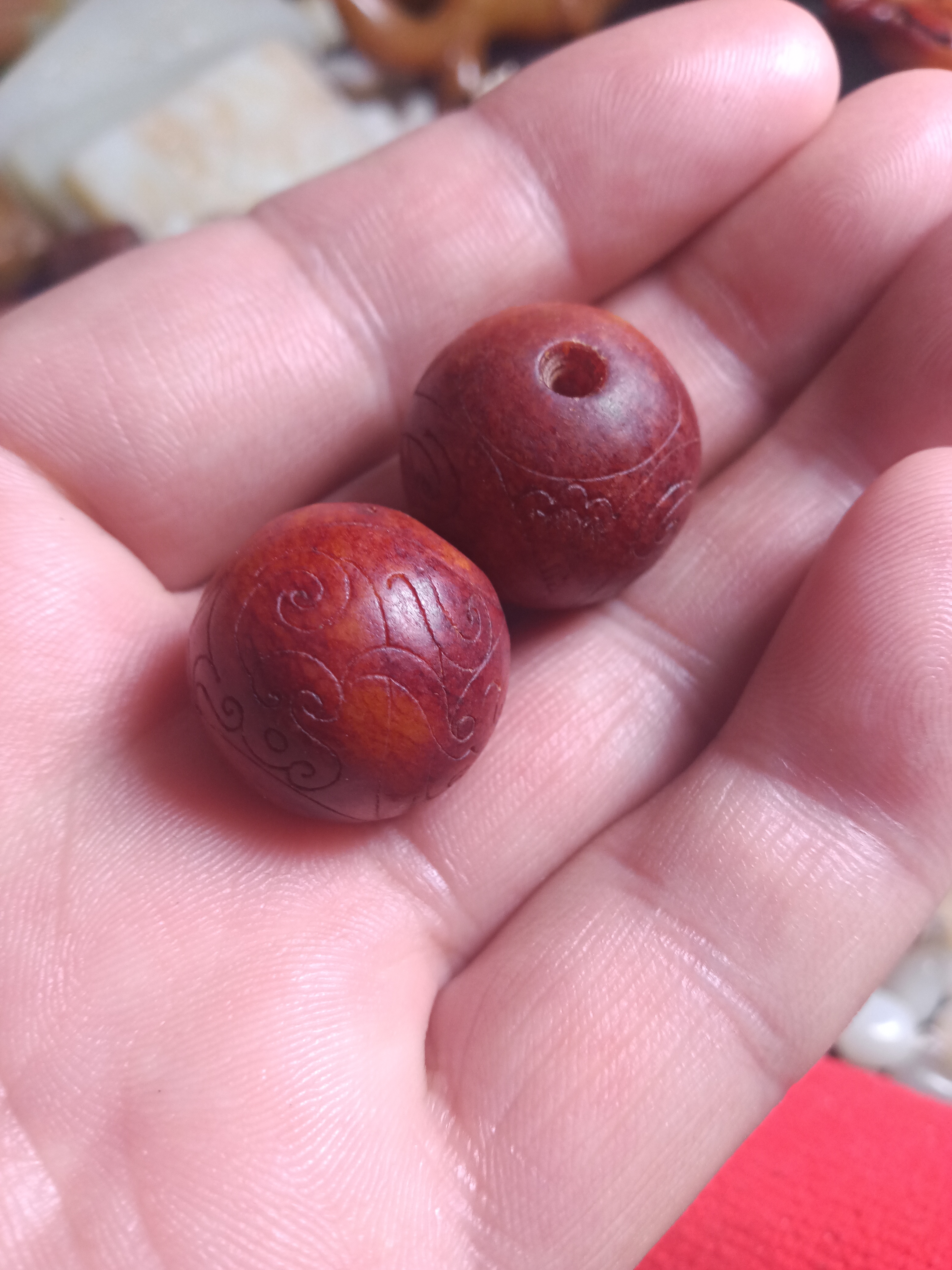 和田玉精品珠子挂件