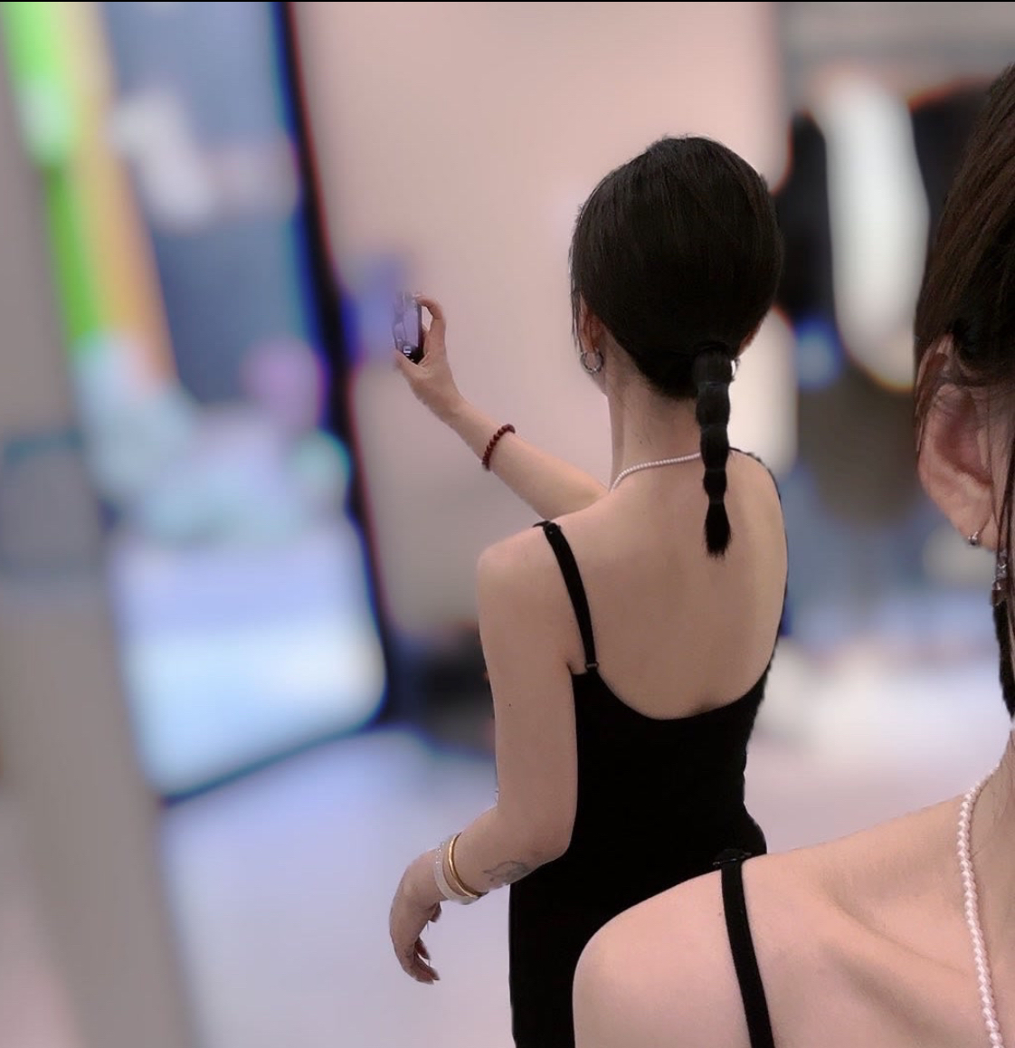 825舒适百搭后U领美背背心1