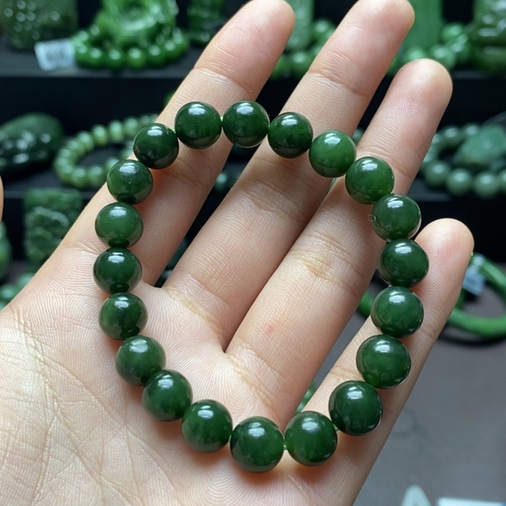 和田玉手串未镶嵌