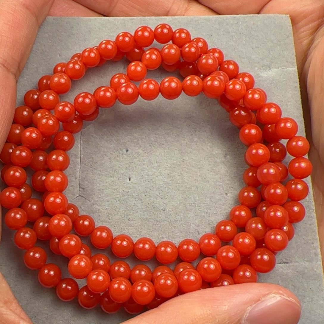 南红玛瑙珠子未镶嵌君*