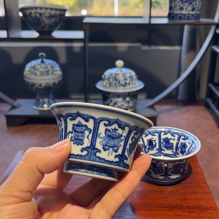 镹曰手工手绘柴窑茶具