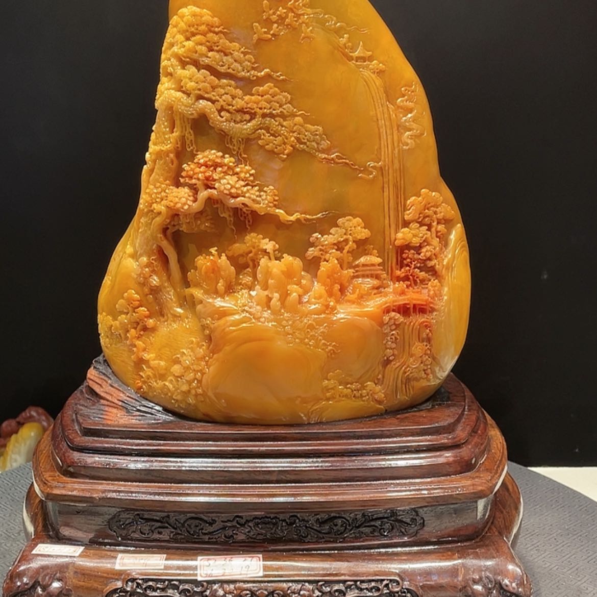 【闪购商品】寿山石用****3山水摆件工艺品