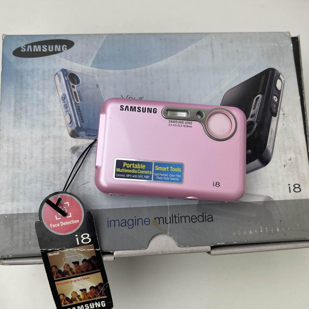 95新 Samsung/三星 i8  原盒 800w像素 人像带美颜 奶油肌