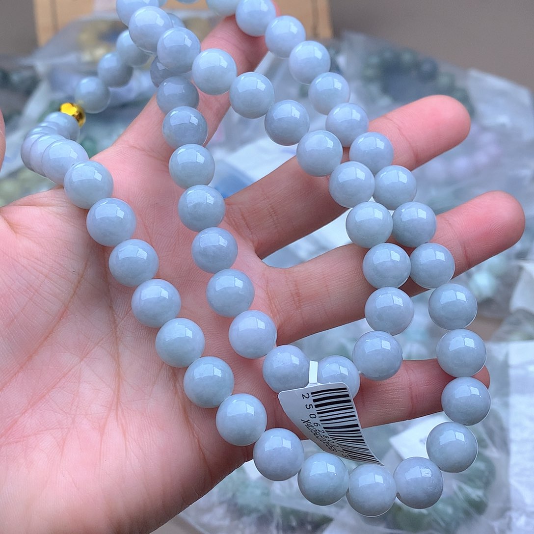 未镶嵌手串定制翡翠