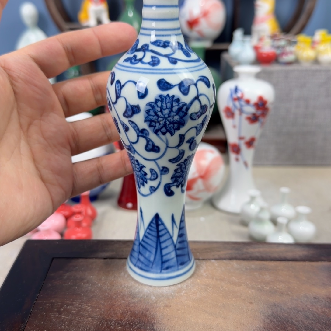 陶瓷手工小花器摆件