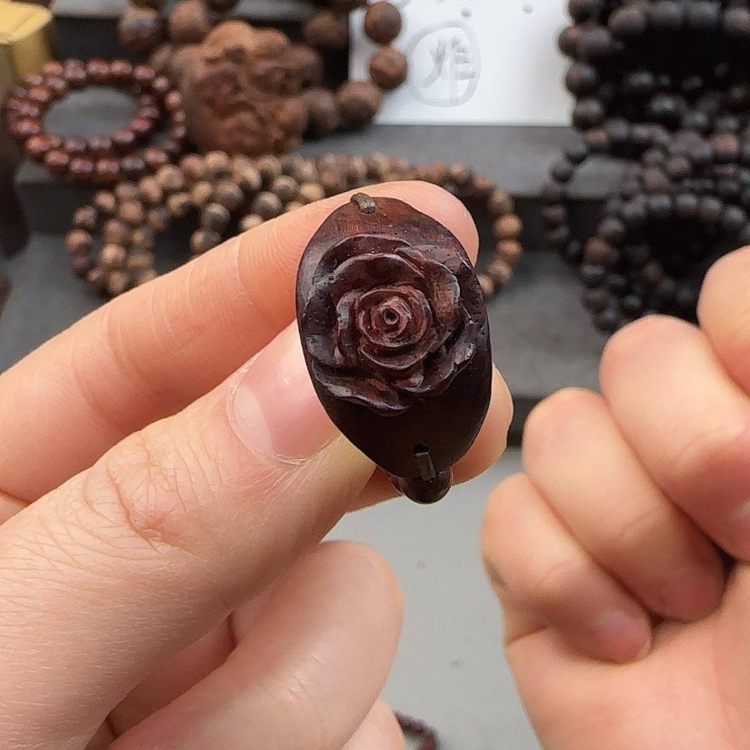 降真香手串/手链海南红降手工戒指