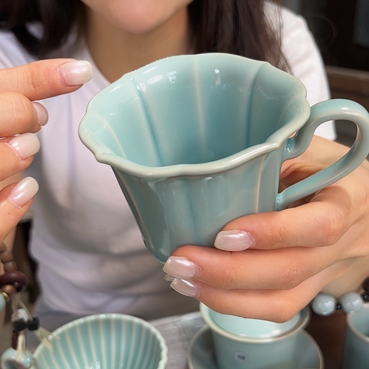 原产地原矿原釉海棠咖啡杯