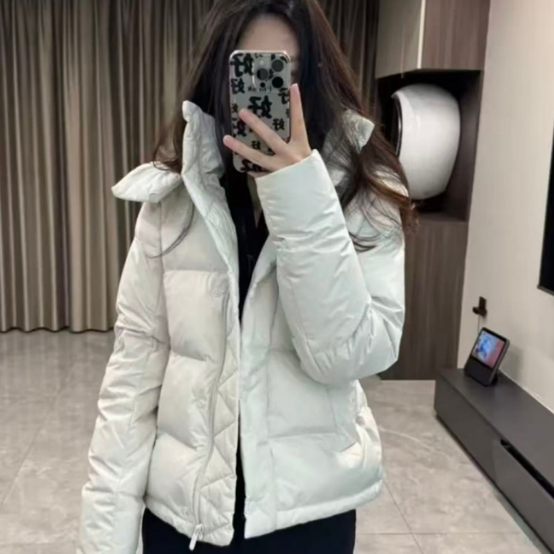 五格泡芙羽绒服女款连帽收腰女-小鹿专属6