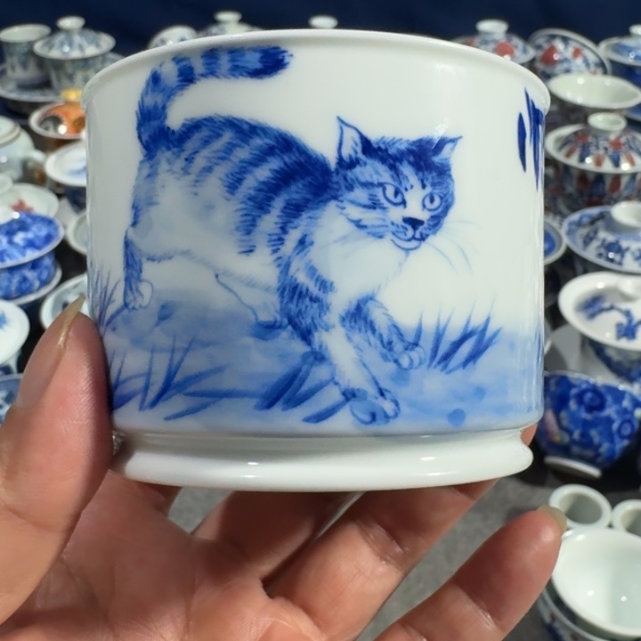 景德镇手工手绘杯