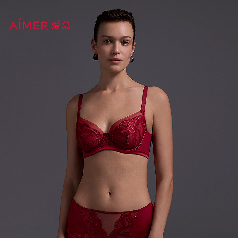 爱慕美体波尔多庄园3/4软托薄杯大罩杯文胸AD130631