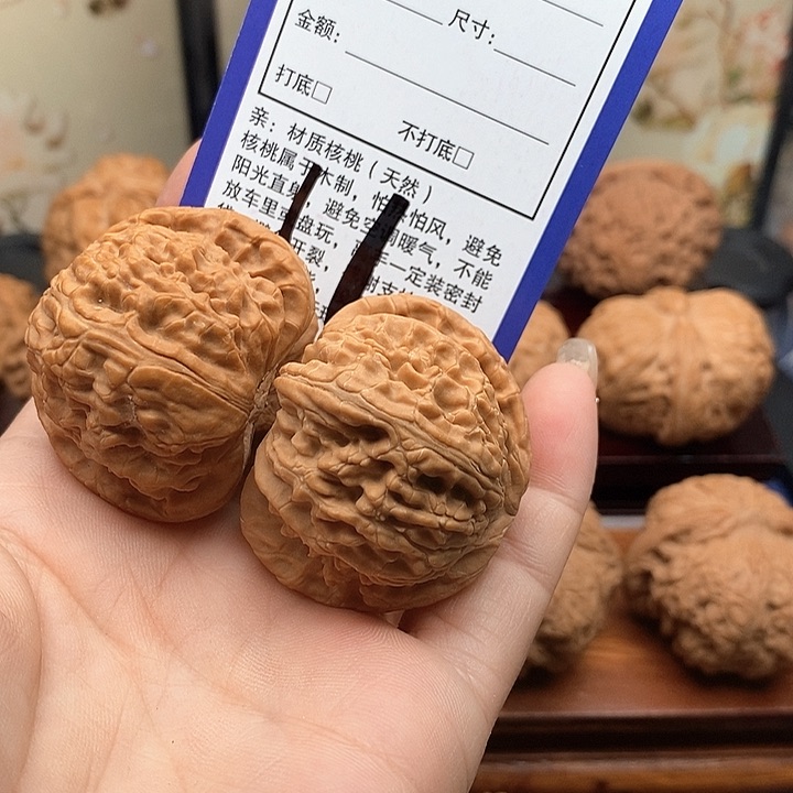 桃核吊坠白狮子头42