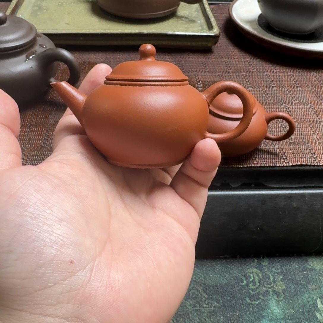 紫砂茶杯红****理60三杯大溪