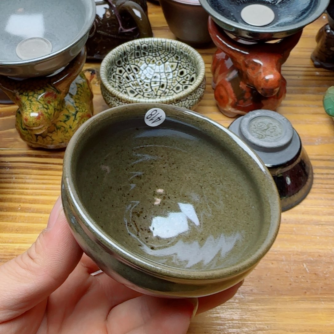 茶盏建窑建盏茶器微瑕
