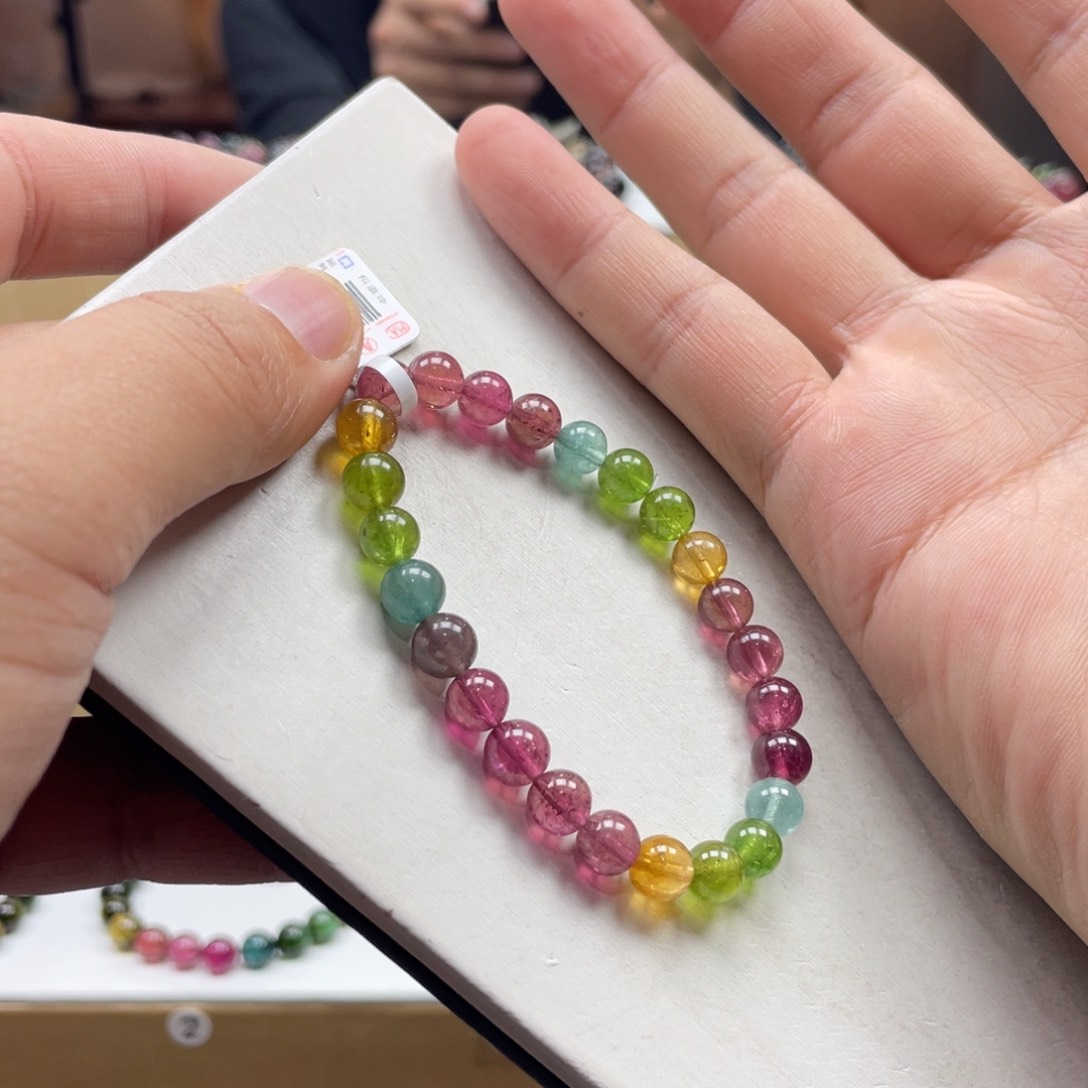 碧玺手串未镶嵌7mm.mmmmmmm