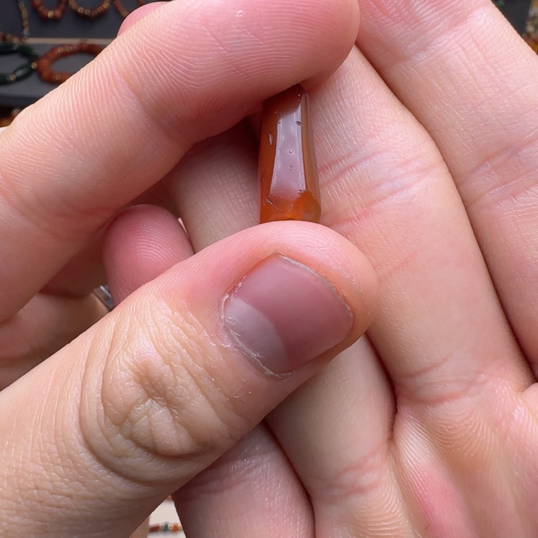 玛瑙/玉髓颈饰合金