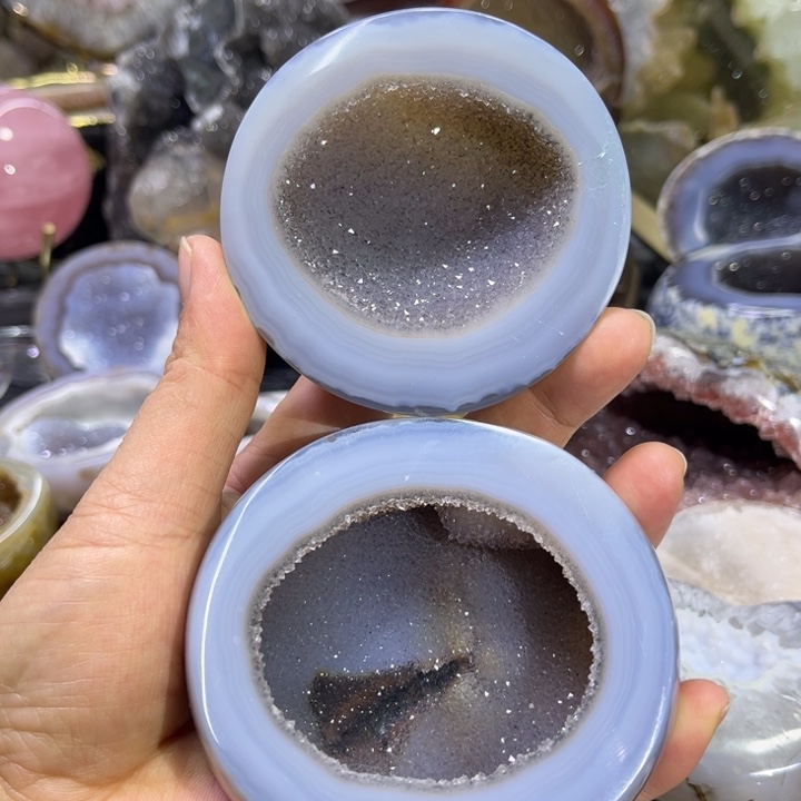 未镶嵌珠宝半成品水晶精抛盆