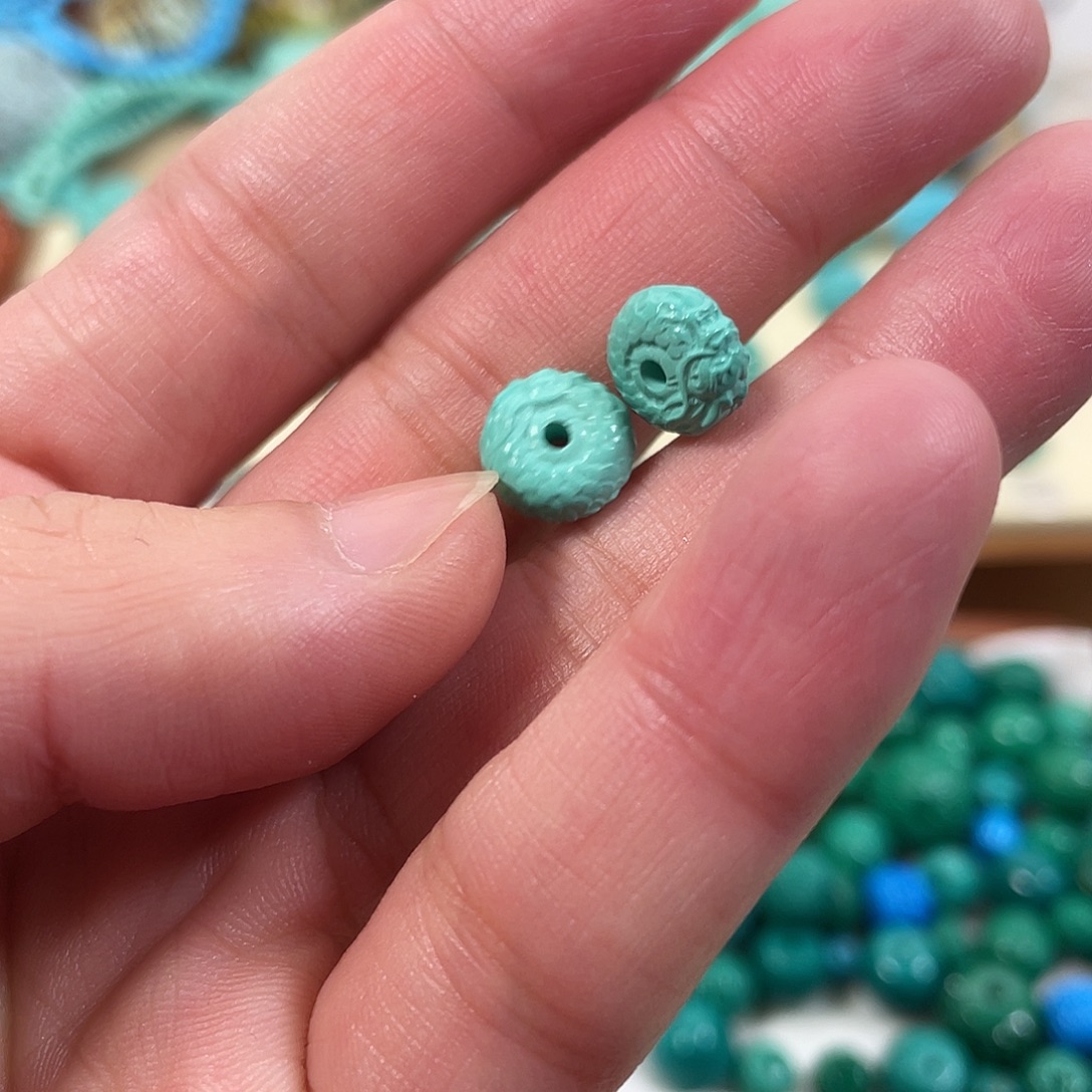 手工雕刻配饰配珠尺寸10