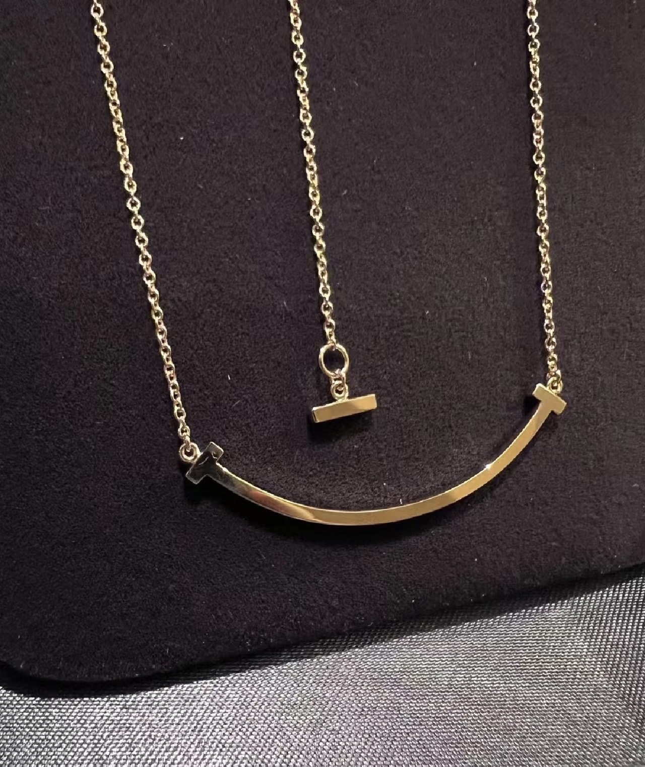 【IRIF】约2.5克18k金无钻笑脸项链101