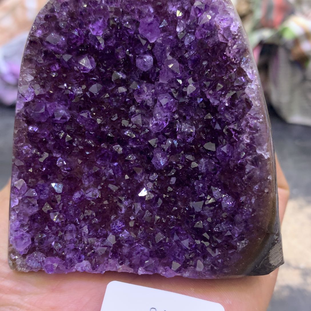 水晶摆件未镶嵌紫晶848