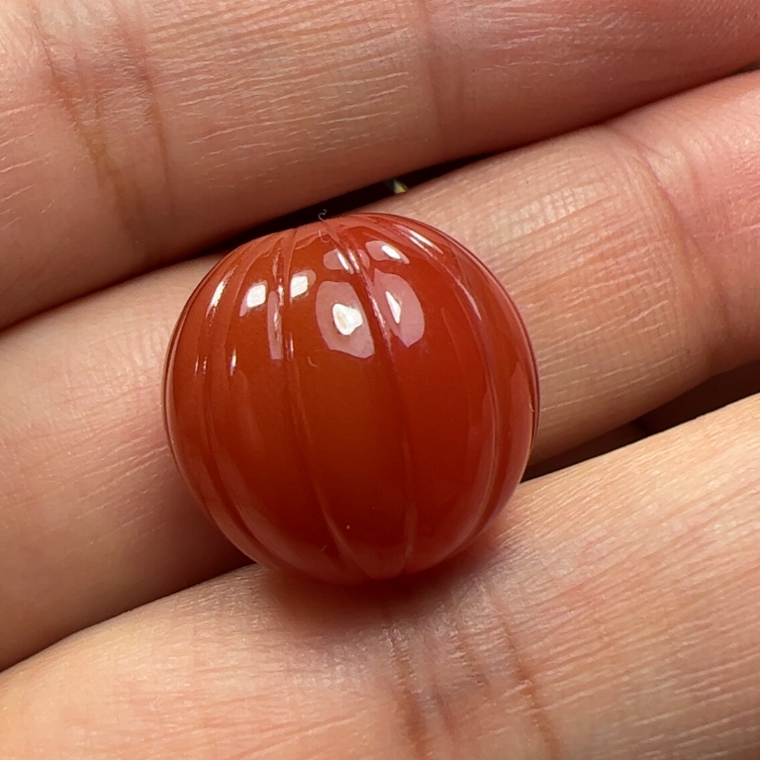 南红玛瑙珠子未镶嵌