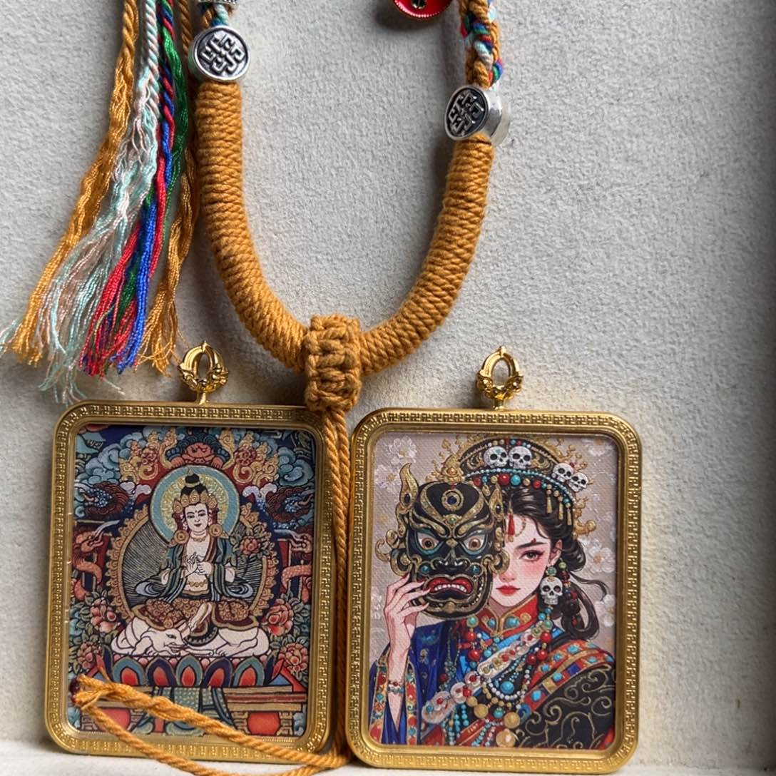 努***✘吊坠双面定制 普贤 扎基