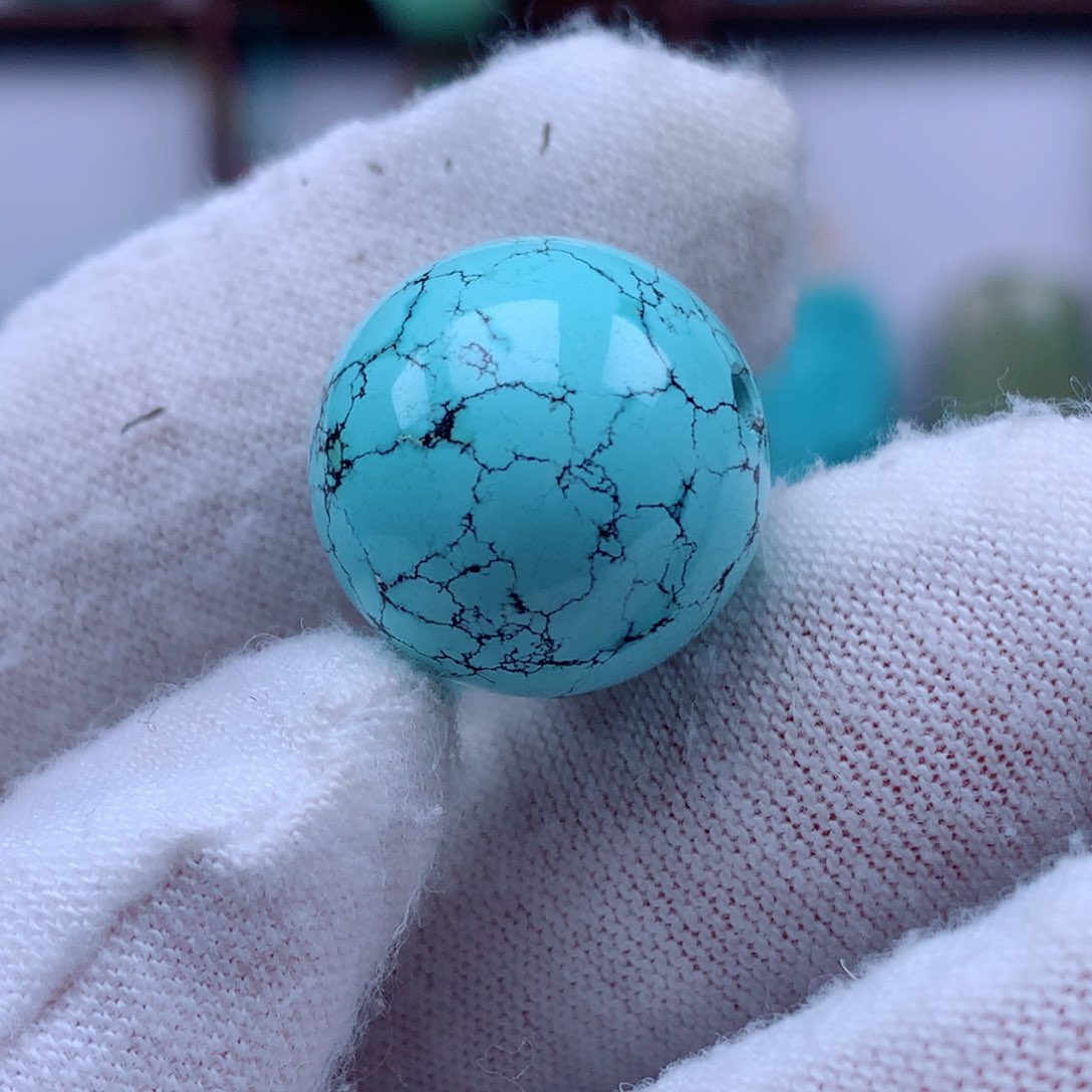 绿松石珠宝奇石未镶嵌西**仔