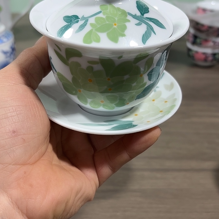 陶150毫升容量带碗盖碗盖碗盖碗