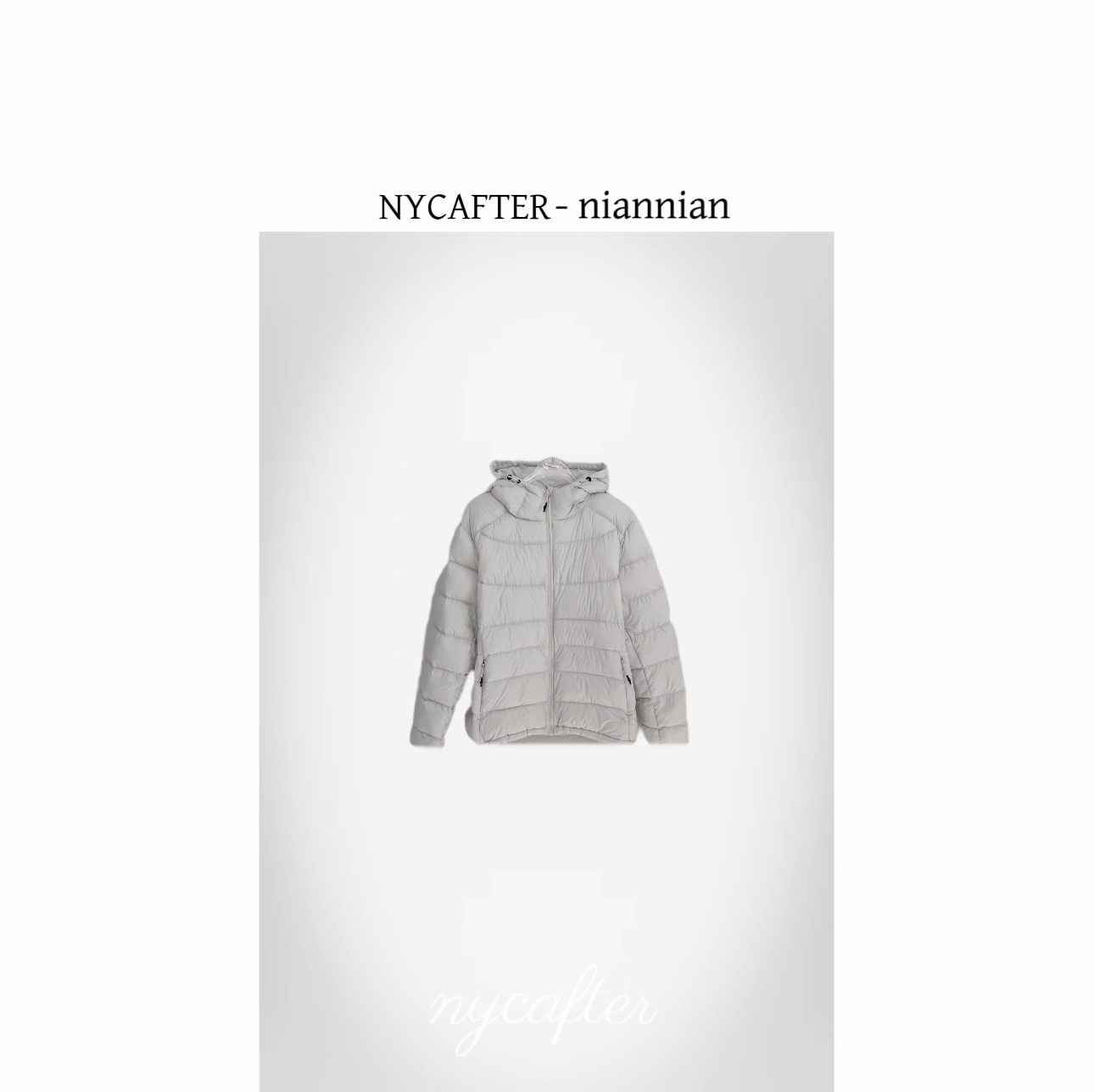 鸭连帽排骨小羽轻盈保暖外套ab3475