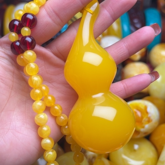 琥珀手串未镶嵌摆****我蜜蜡