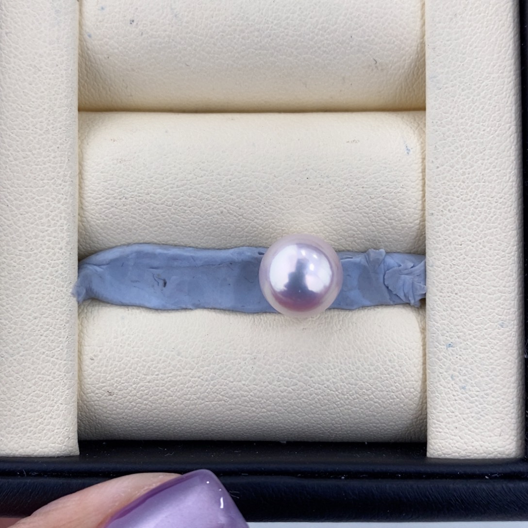 未镶嵌海水珍珠裸珠定制不提不换9-9.5mm