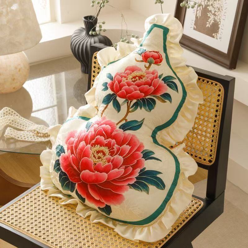 复古中式葫芦抱枕