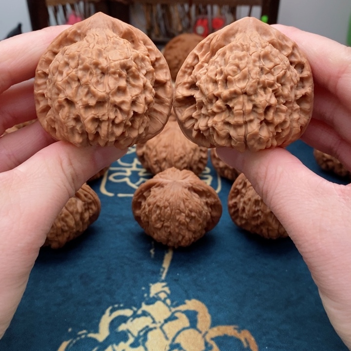 文玩核桃把件官帽48