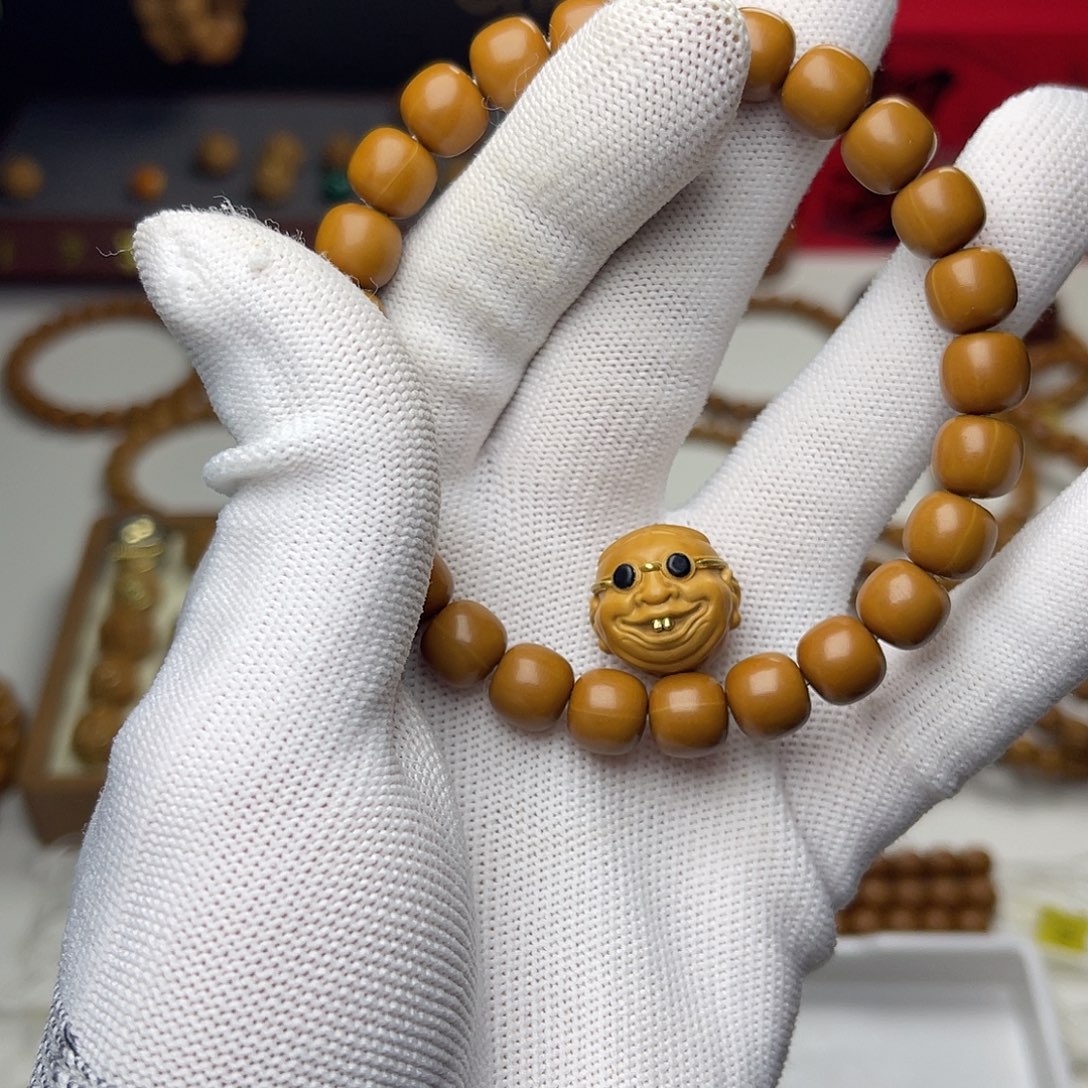 7***U猴头核桃手串全品老型➕镶嵌单颗