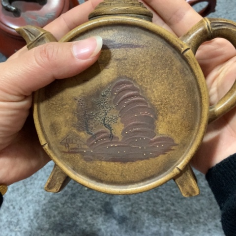 福***多紫砂茶壶陶瓷摆件工艺品