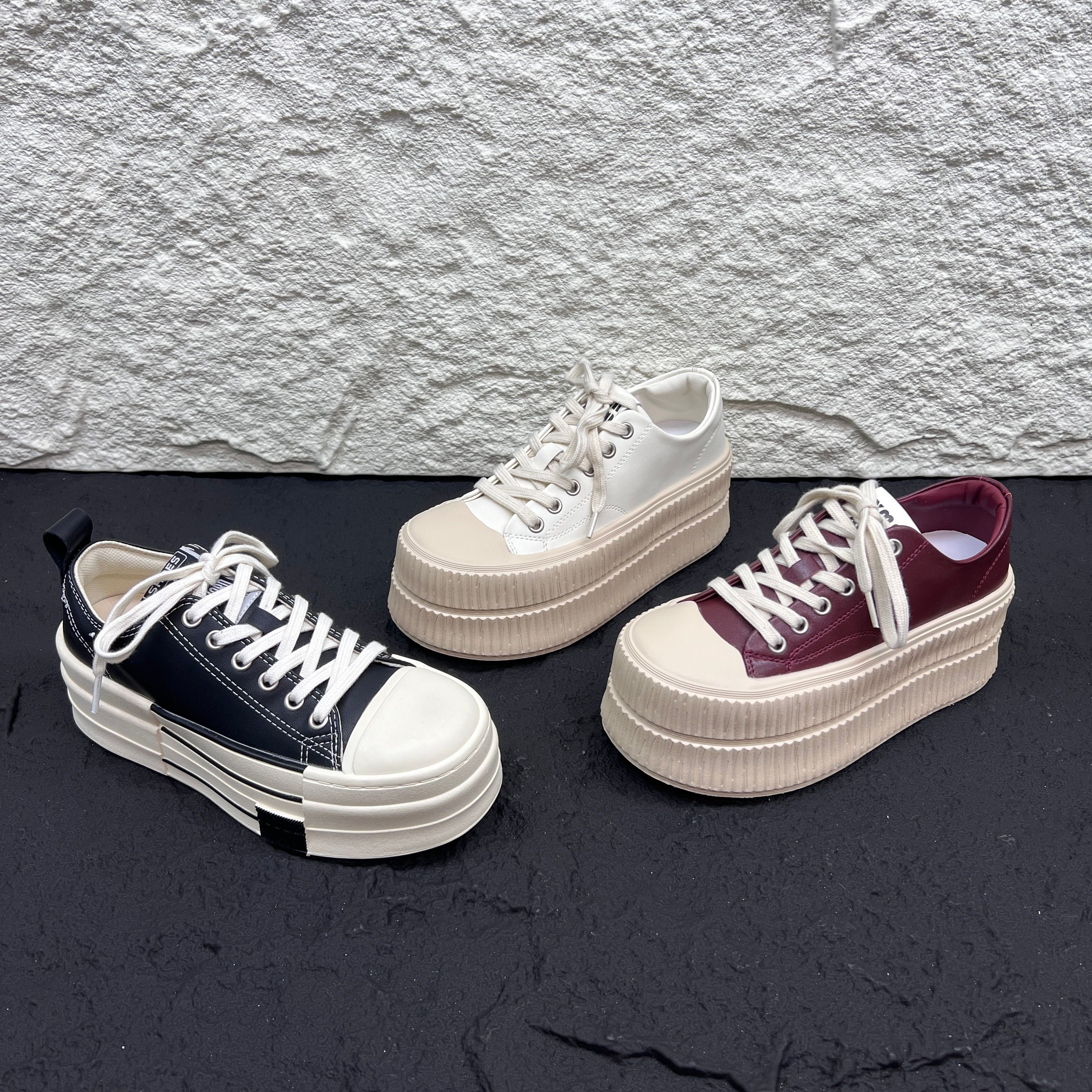 春季新款冷粘工艺百搭小白鞋休闲鞋低帮休闲板鞋X 检 228-06