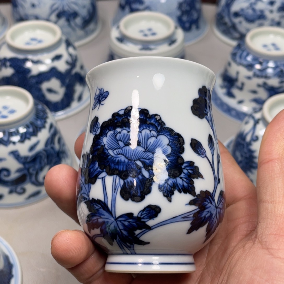 杯子景德镇陶瓷现代手工陶瓷茶具