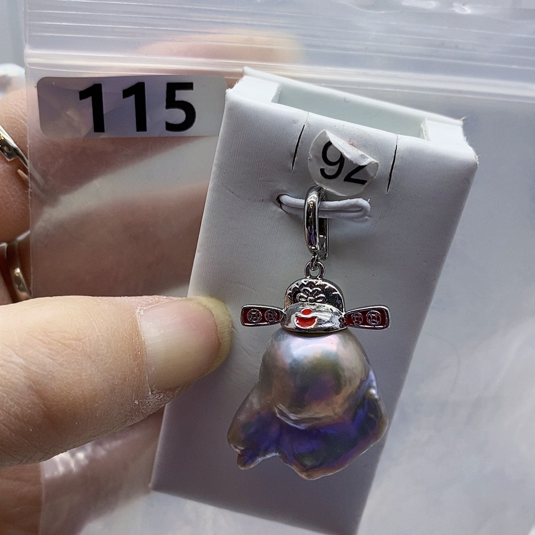 颈饰合金淡水珍珠