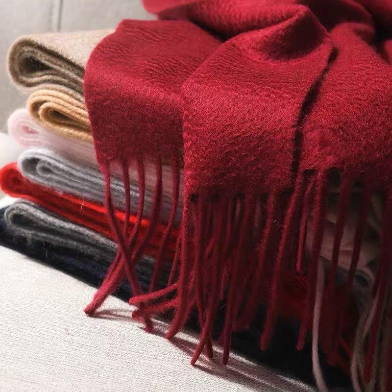 C 长款羊绒羊毛孤品围巾