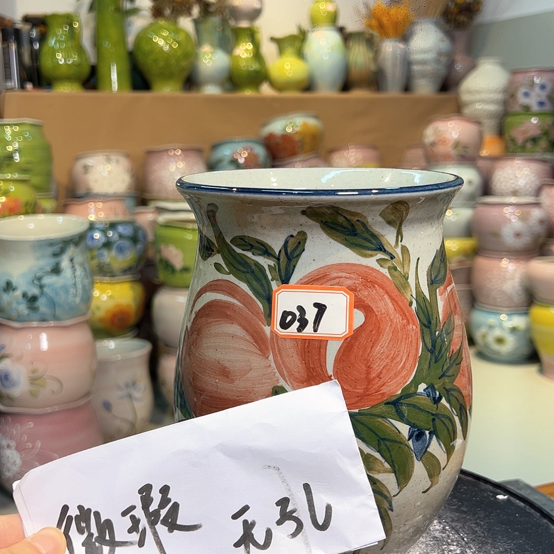 景德镇陶瓷花盆瑕258