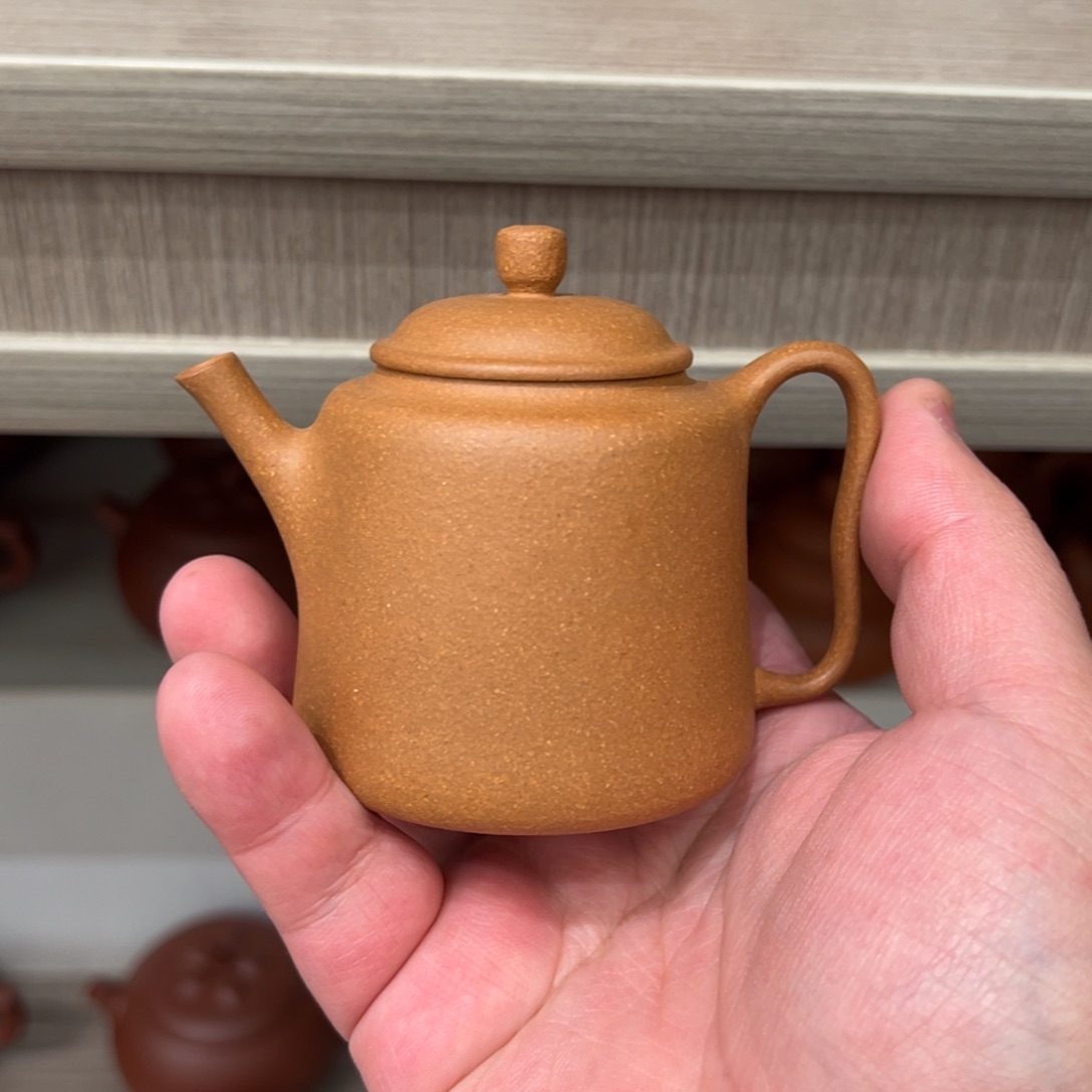 群***隆茶壶紫砂100cc黄金段禅钟