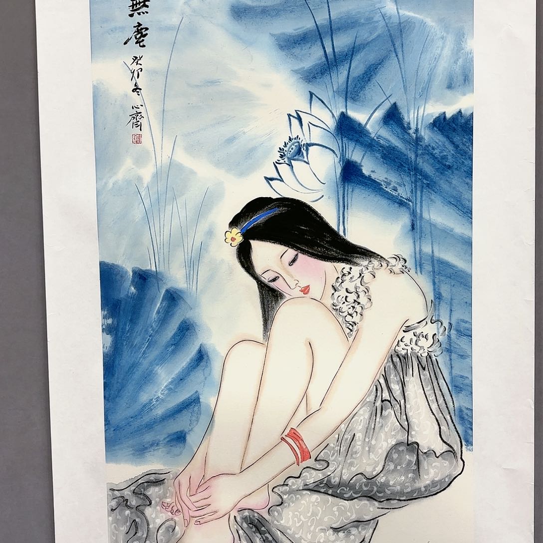 国画国画纯手绘作品请放心去藏
