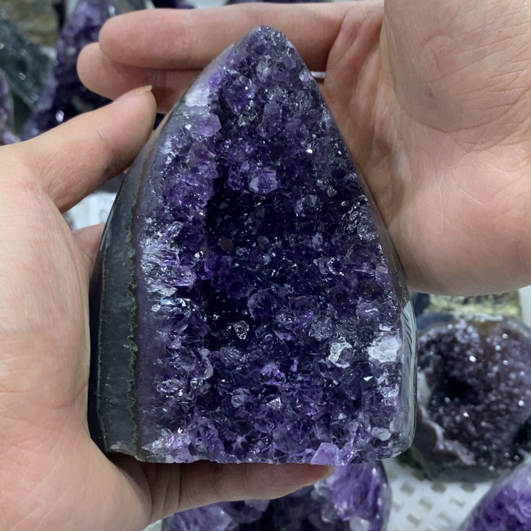 紫晶摆件摆件未镶嵌