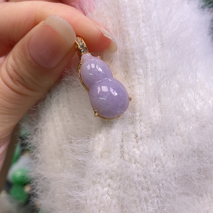 颈饰未镶嵌翡翠吊坠