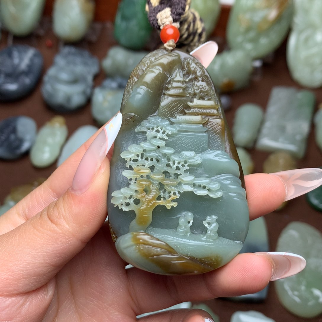 和田玉挂件未镶嵌