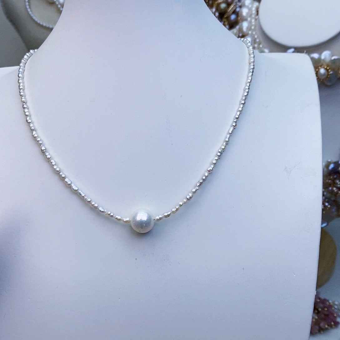 淡水珍珠颈饰未镶嵌