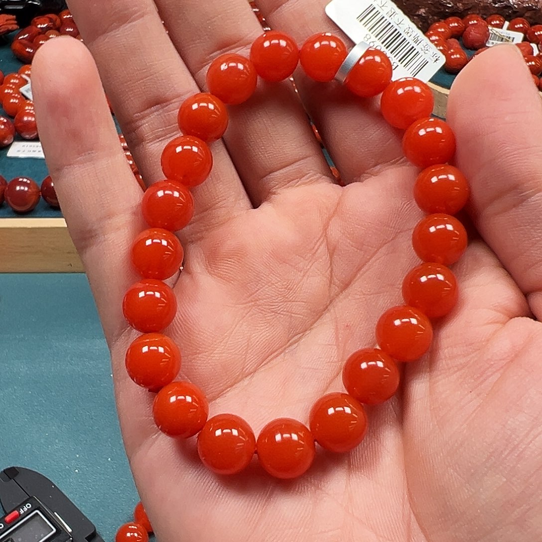 南红玛瑙未镶嵌手串